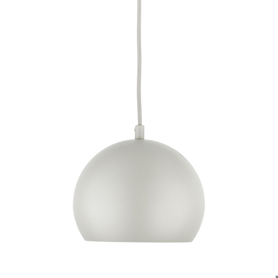 Lampadario per tavolo da cucina beige a cupola